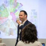 Jacob Chestnut leads a coffee tasting with his students in The Business of Coffee: From Farm to Cup.