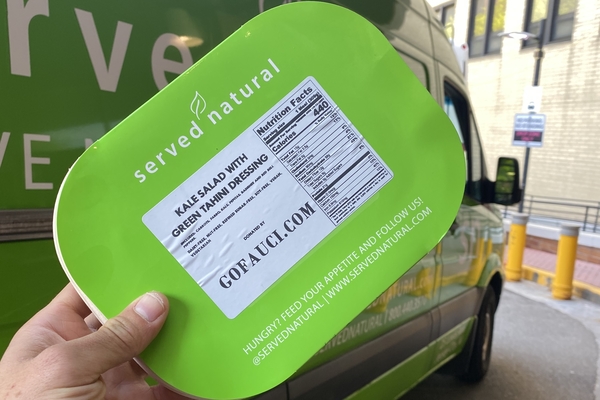 Go Fauci's donated means from local restaurants delivered to healthcare workers