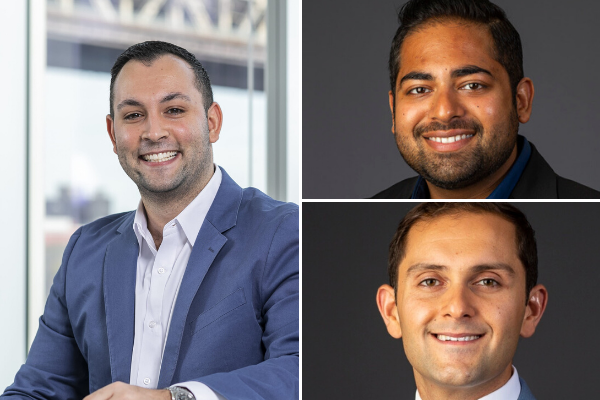Chris Marino, Anand Narayan, and Shady Henien