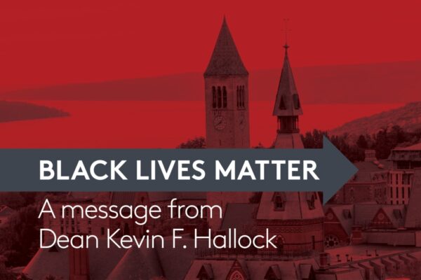 Black Lives Matter - A message from Dean Keven H. Hallock