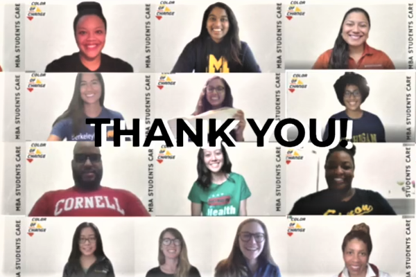 Johnson, in partnership with MBA programs across the country, raised funds for racial justice.