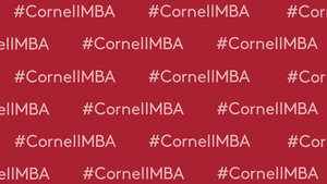 #CornellMBA step and repeat Zoom background