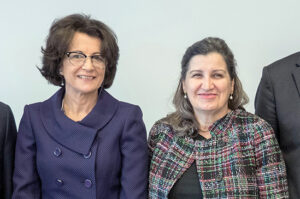 Lourdes Casanova and Anne Miroux