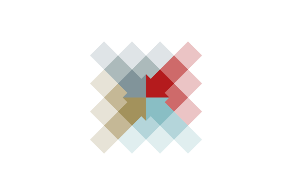 graphical arrows merging at center point