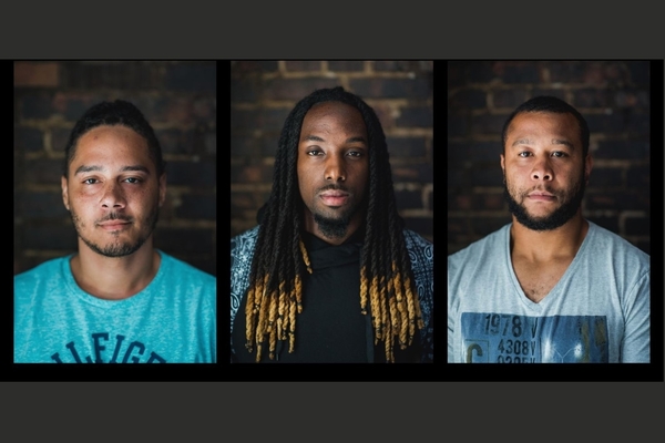 Headshots of three current TRU Colors male employees