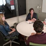 Ellen Yui and students discuss entrepreneurship