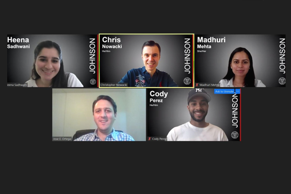 Park Fellows meet over Zoom