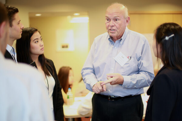 Lee Pillsbury mentors students