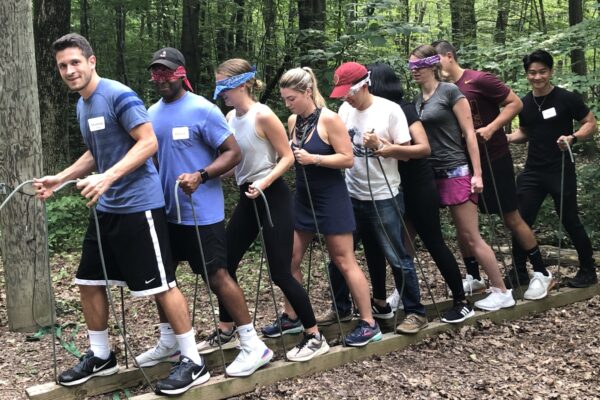 Park fellows participate in team exercise