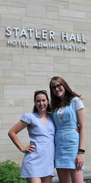 Hannah MacDonald ‘22 (left) Kyra Roach ‘22 (right)