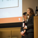 Marisa Sergi giving a presentation