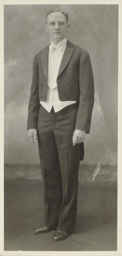 Victor Grohmann '28, suited up for HEC 2 in 1927.