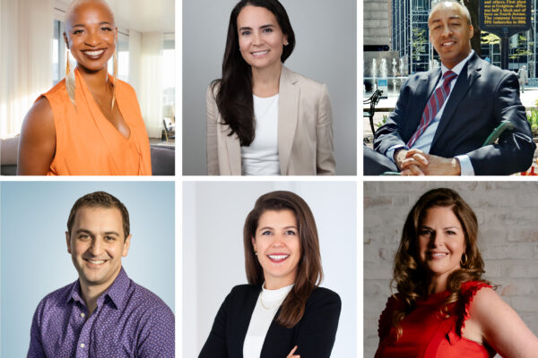 Headshots of six Hotelie alumni.