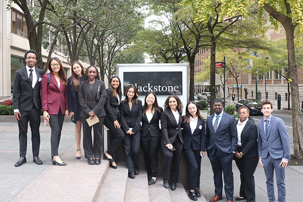 12 DAIRE members outside of Blackstone NYC headquarters