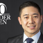 headshot of Samuel Cho with the 10 Under 10 graphic identifier overlaid next to his head in the photo.