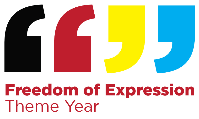 Freedom of Expression Theme Year Logo