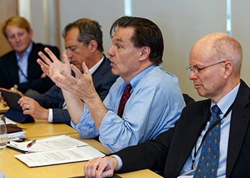 Richard Griffin speaking at a meeting