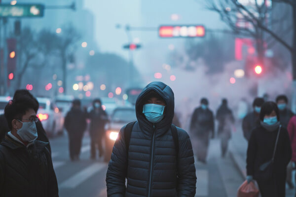 person wearing face mask