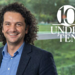 headshot of Shadi Atallah with the 10 Under 10 graphic identifier overlaid on the photo background.