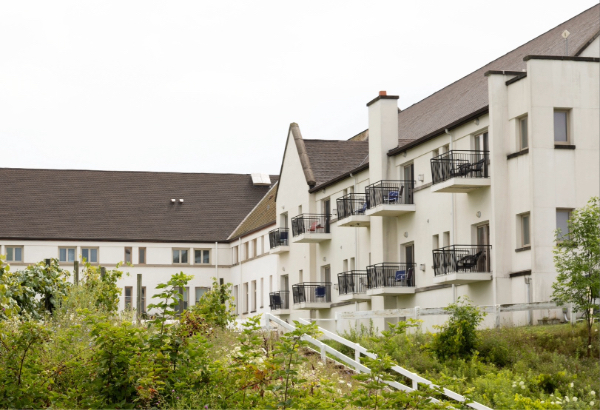 A photo of La Tourelle Hotel and Spa exterior.