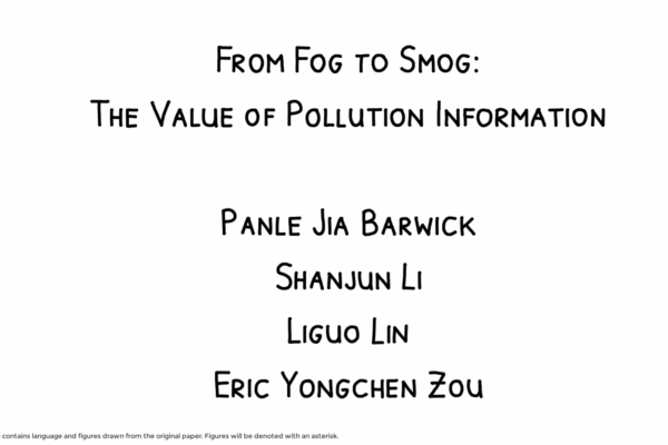 From Smog to Fog Video Picture