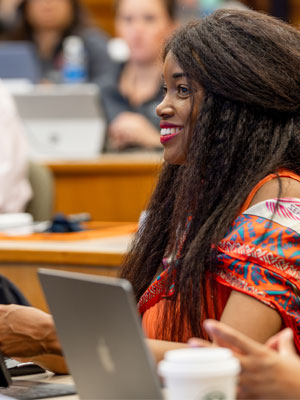 student in EMBA Healthcare Residential Session