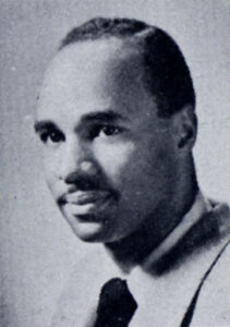 Black and white headshot of Wilbur Parker from 1949.