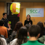 Grace Van Hollebeke speaking at the Women and Hospitality Entrepreneurship event