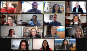 Screenshot of a panel during the 2020 EMI Conference