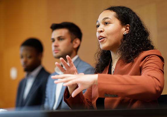 Dyson students participate in the 2022 BlackGen Capital Challenge.