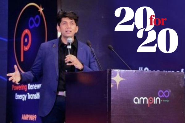 Pinaki Bhattacharyya presenting at an AMPIN event