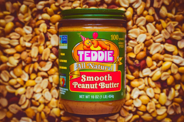 Jar of Teddie Peanut Butter