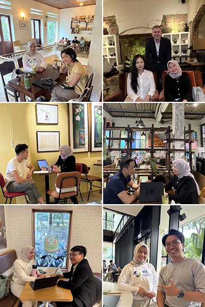 Pera Sihite meeting with stakeholders in Vietnam, including those in manufacturing, universities, finance, consulting, and renewable energy.