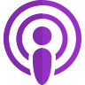 Apple Podcasts logo