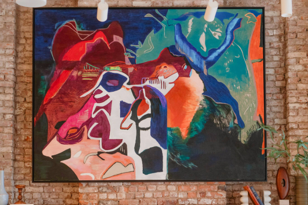 Artwork from the newly opened Convene 555 Broadway in Soho