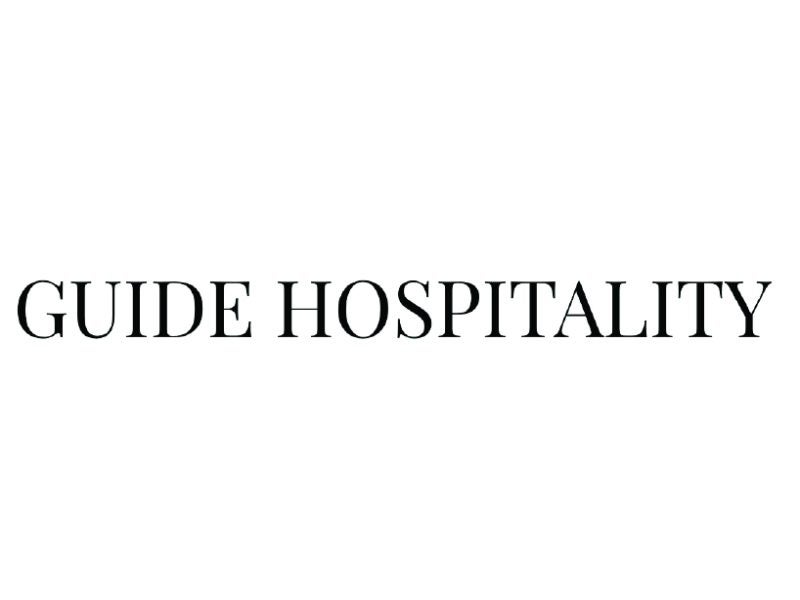 Guide hospitality logo.