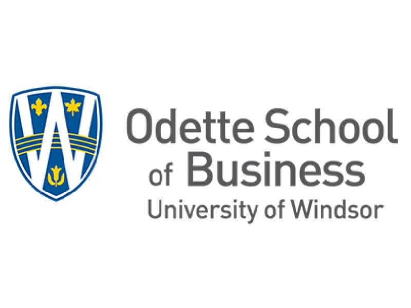 Odette School of Business at University of Windsor logo.