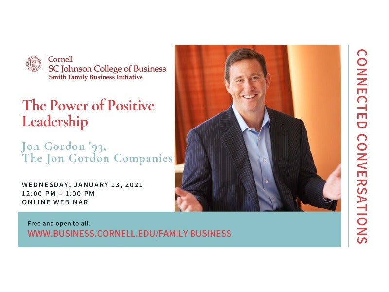 Video preview of conversation: The power of positive leadership
