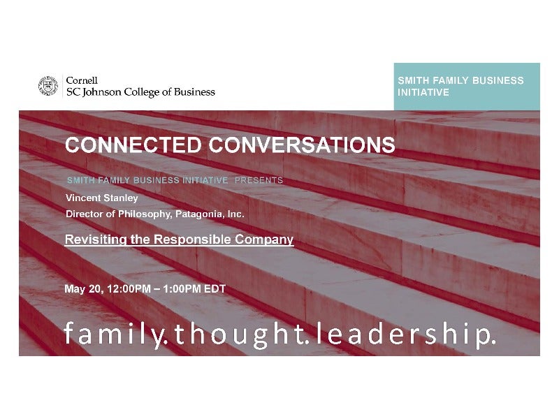 Video preview of conversation: Revisiting the responsible company