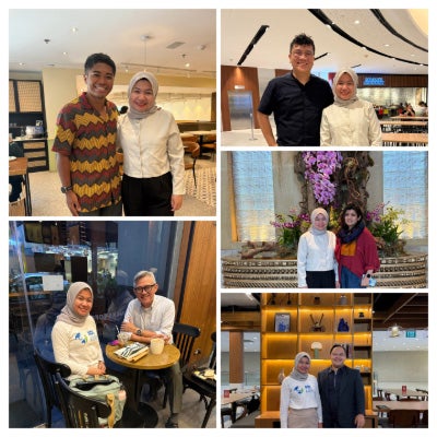 Pera Sihite connects with stakeholders in Manila, mainly from universities, corporations, ESG initiatives and the electricity sector.