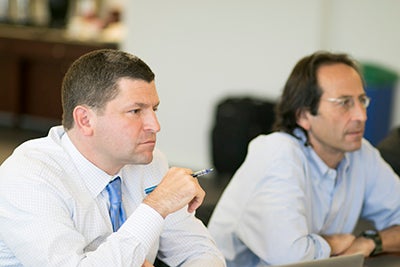 Group of people listening at the Chicago Regional Roundtable