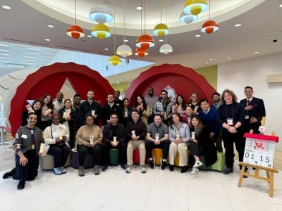 Cornell MBAs at Kewpie&rsquo;s office in Tokyo.