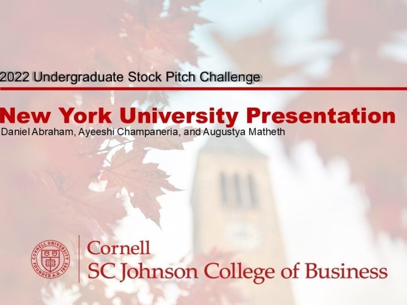 NYU presentation